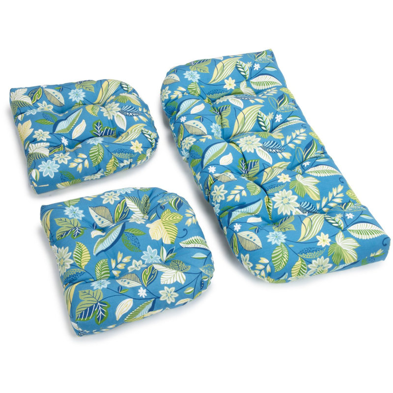 Winston Porter Skyworks Indoor/Outdoor Loveseat Cushion & Reviews Wayfair